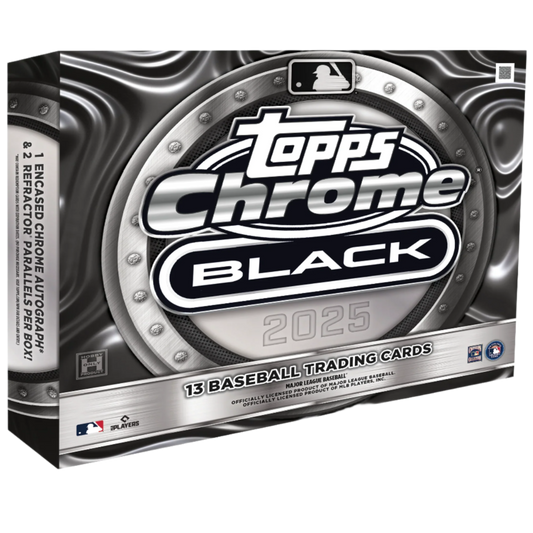 2025 Topps Chrome Black Baseball - Hobby Box